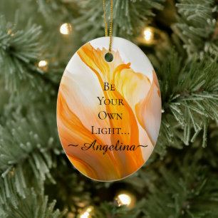 Holographic Aesthetic Ceramic Ornament