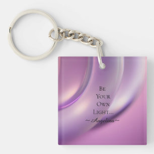 Holographic Aesthetic Key Ring