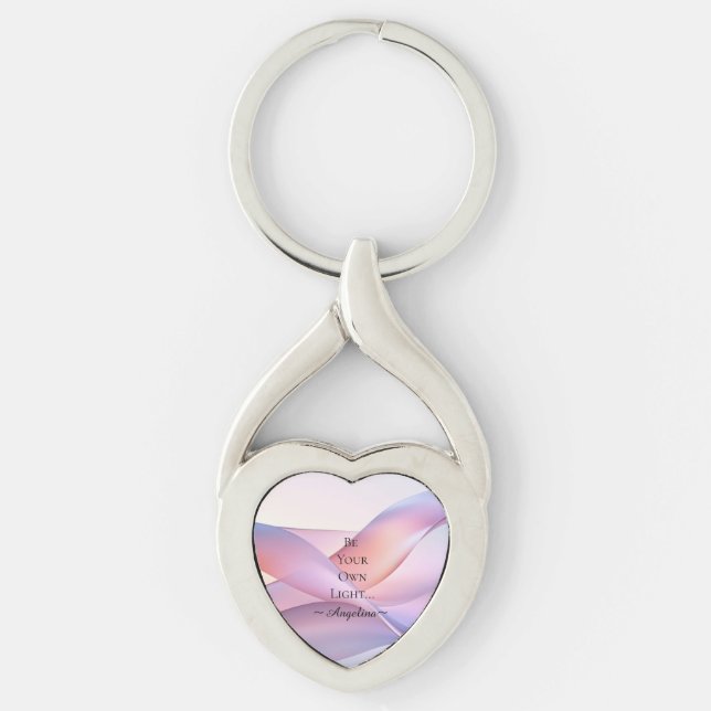 Holographic Aesthetic Key Ring (Front)
