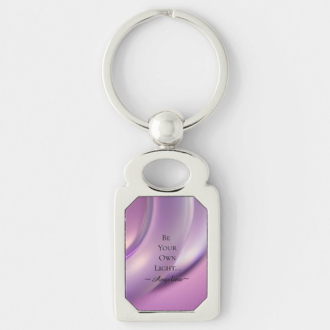 Holographic Aesthetic Key Ring (Front)