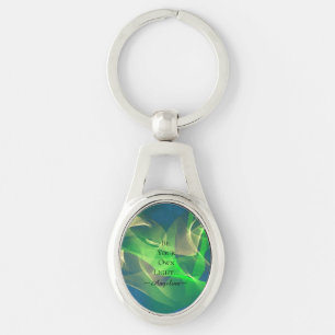 Holographic Aesthetic Key Ring