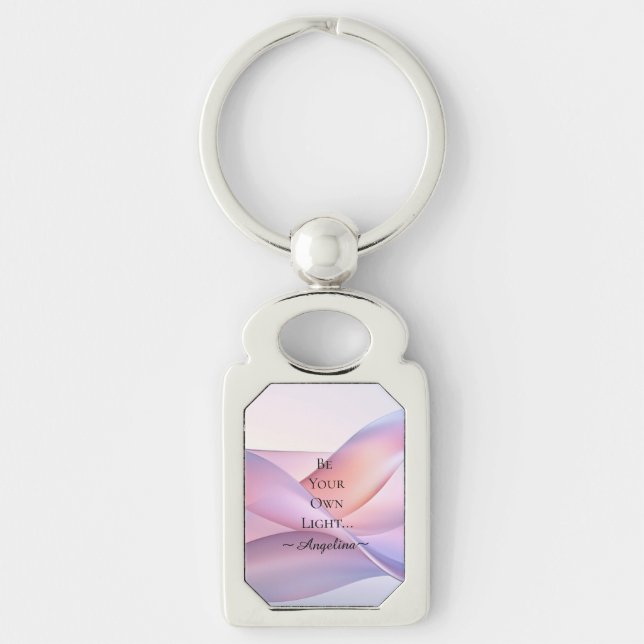 Holographic Aesthetic Key Ring (Front)