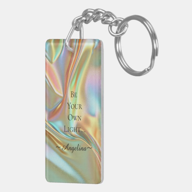 Holographic Aesthetic Key Ring (Back Right)