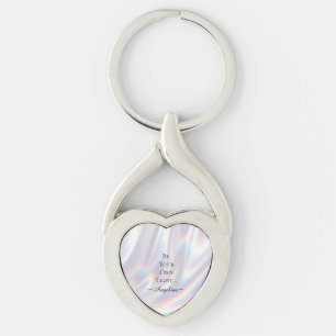 Holographic Aesthetic Key Ring
