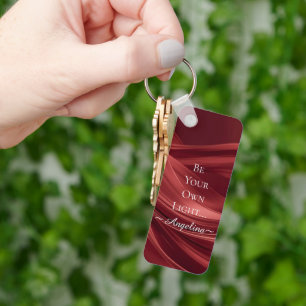 Holographic Aesthetic Key Ring