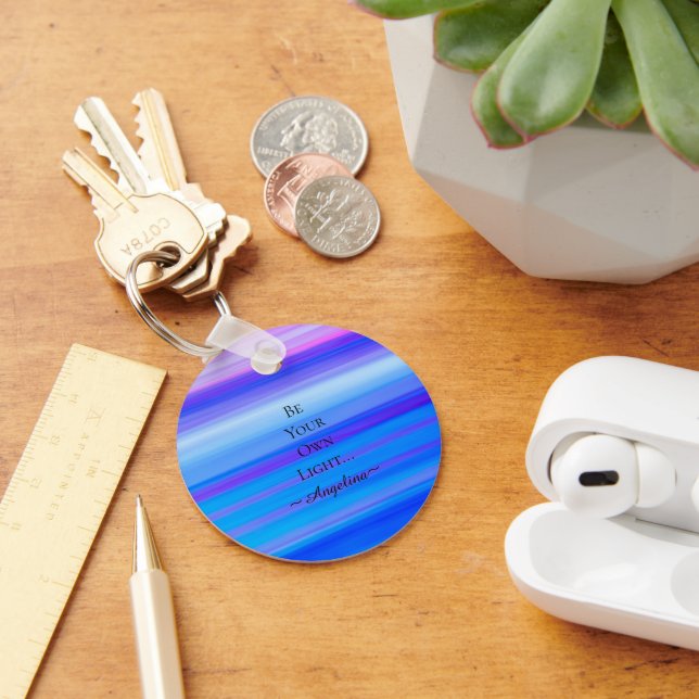 Holographic Aesthetic Key Ring (Desk)