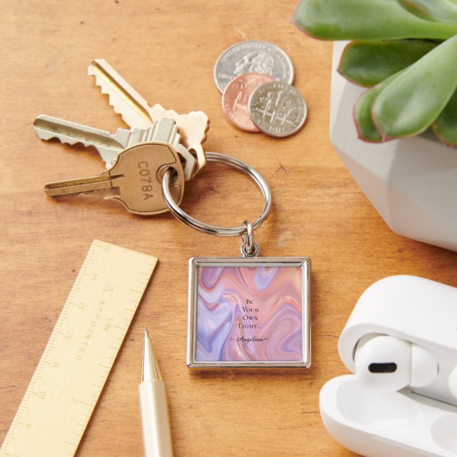Holographic Aesthetic Key Ring (Desk)
