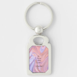 Holographic Aesthetic Key Ring