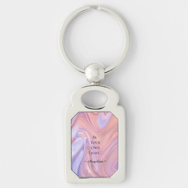 Holographic Aesthetic Key Ring (Front)