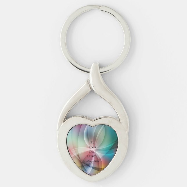 Holographic Aesthetic Key Ring (Front)