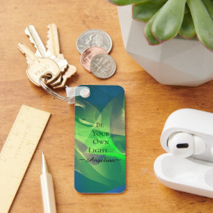 Holographic Aesthetic Key Ring
