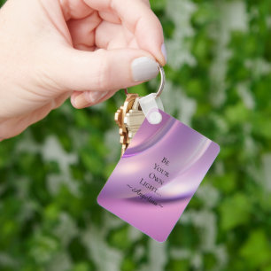 Holographic Aesthetic Key Ring