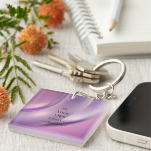 Holographic Aesthetic Key Ring