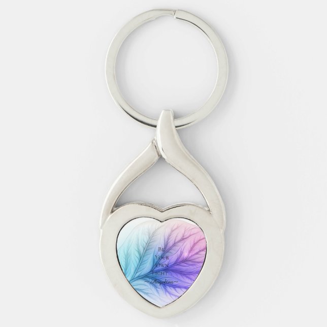 Holographic Aesthetic Key Ring (Front)