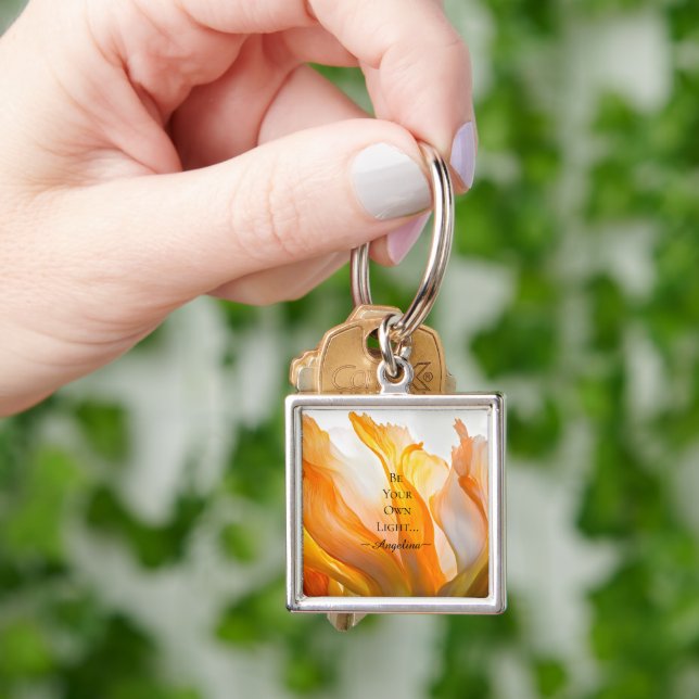Holographic Aesthetic Key Ring (Hand)