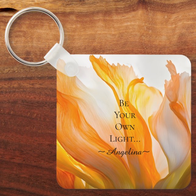 Holographic Aesthetic Key Ring (Front)