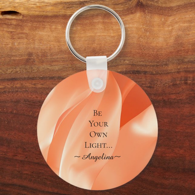 Holographic Aesthetic Key Ring (Front)