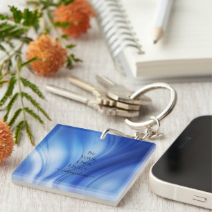 Holographic Aesthetic Key Ring