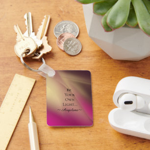 Holographic Aesthetic Key Ring