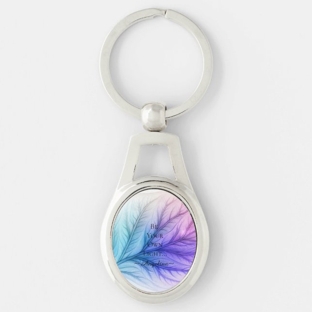 Holographic Aesthetic Key Ring (Front)