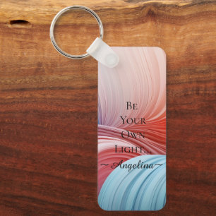Holographic Aesthetic Key Ring