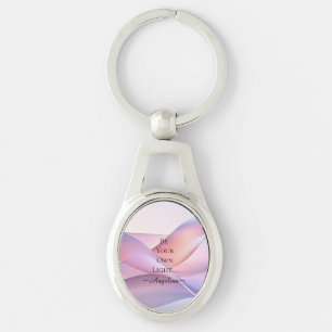 Holographic Aesthetic Key Ring