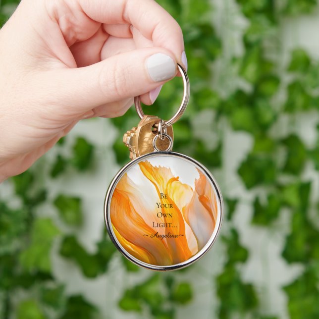 Holographic Aesthetic Key Ring (Hand)