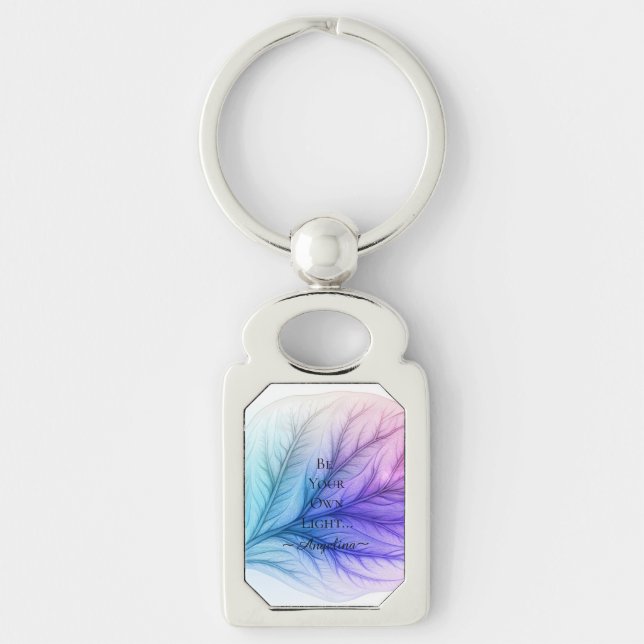 Holographic Aesthetic Key Ring (Front)