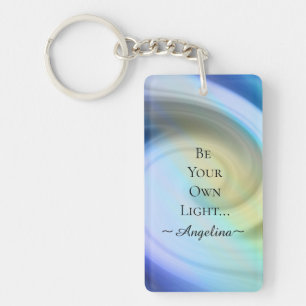 Holographic Aesthetic Key Ring
