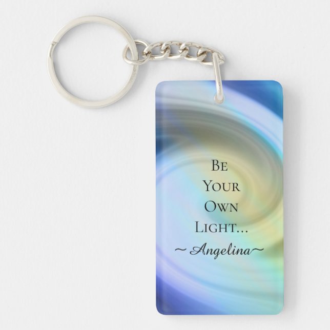 Holographic Aesthetic Key Ring (Front)