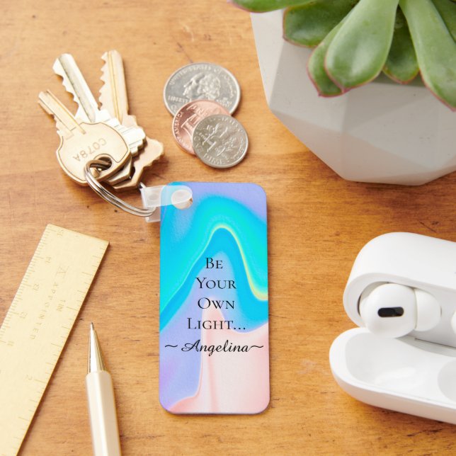 Holographic Aesthetic Key Ring (Desk)