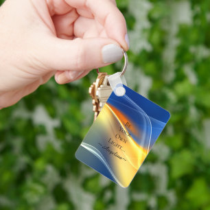 Holographic Aesthetic Key Ring