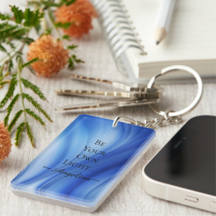 Holographic Aesthetic Key Ring