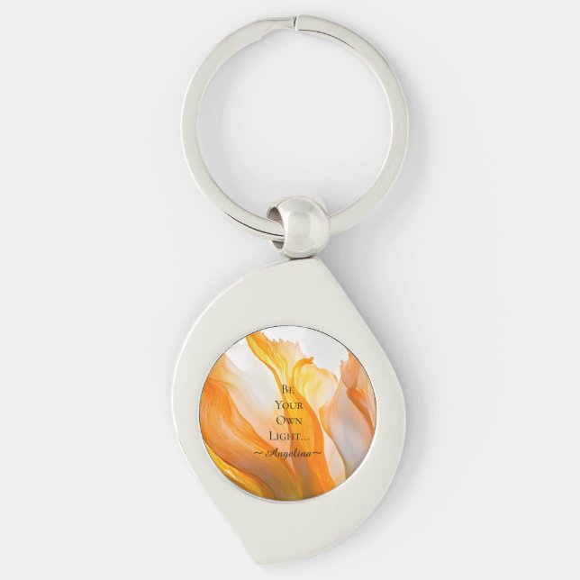 Holographic Aesthetic Key Ring (Front)
