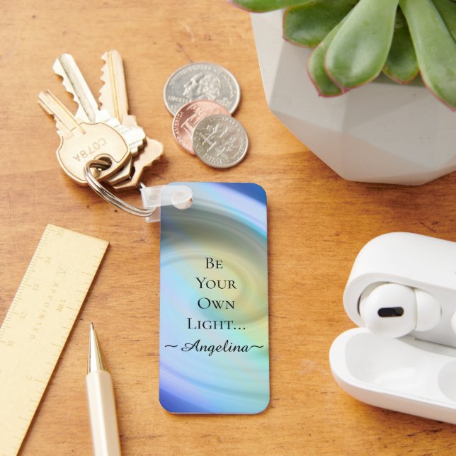 Holographic Aesthetic Key Ring (Desk)