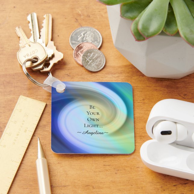 Holographic Aesthetic Key Ring (Desk)