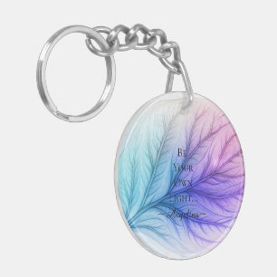 Holographic Aesthetic Key Ring