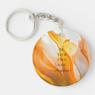 Holographic Aesthetic Key Ring