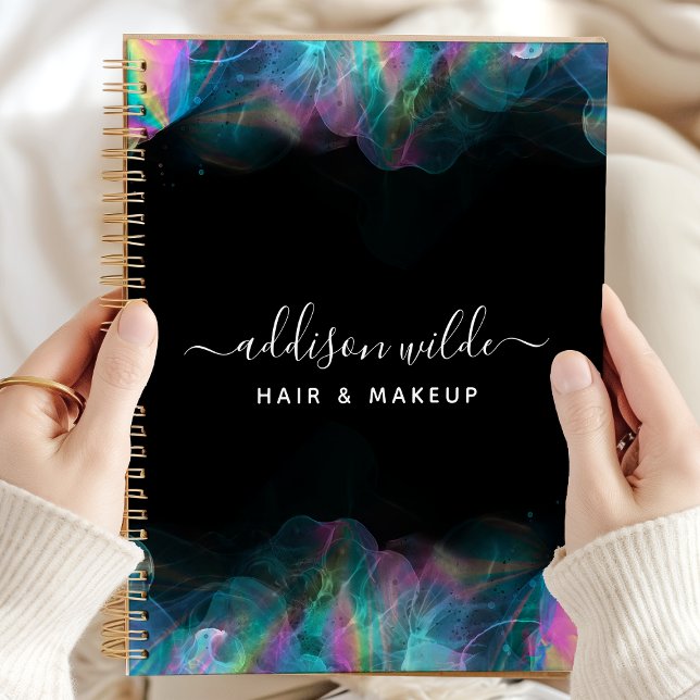 Holographic Alcohol Ink Business Planner (Creator Uploaded)