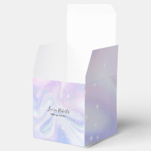 Holographic Background Hologram Neon Overlay  Favour Box