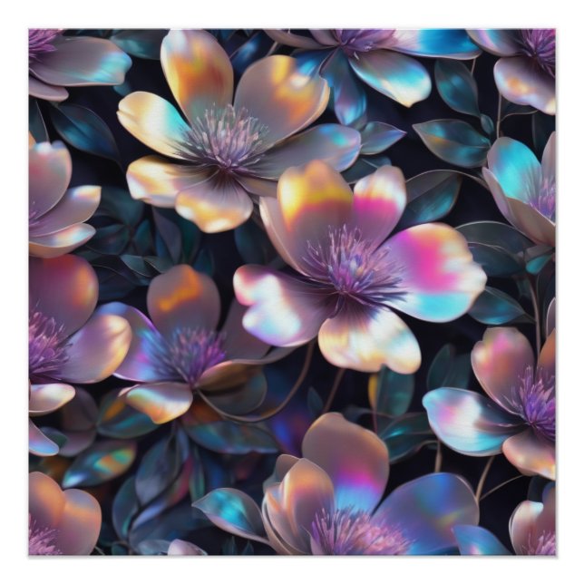 Holographic Blossom Poster (Front)