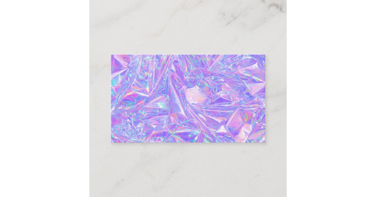 holographic business card Zazzle