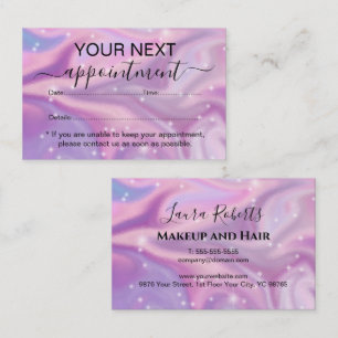 Holographic Business Professional Appointment Card
