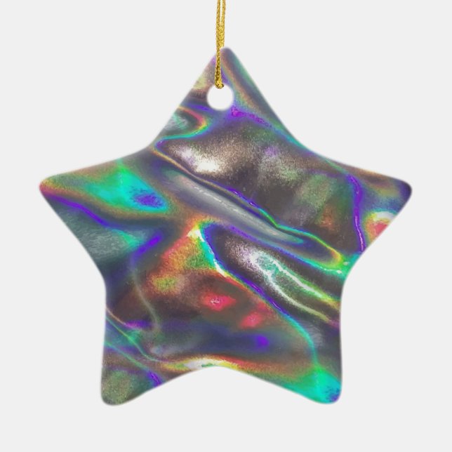 holographic ceramic ornament (Front)