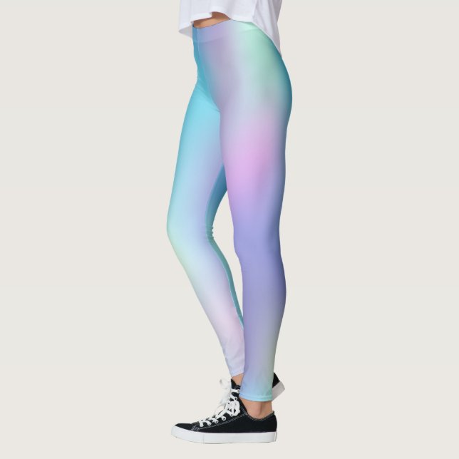 Holographic colour spectrum leggings (Left)