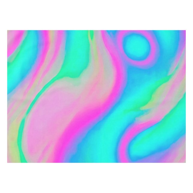 Holographic colourful background tablecloth (Front (Horizontal))