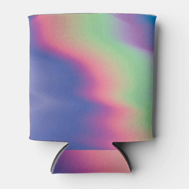 Holographic Colourful Stains: Psychedelic Texture Can Cooler (Front)