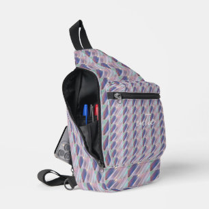 Holographic Cute Striped Girly Sling Bag