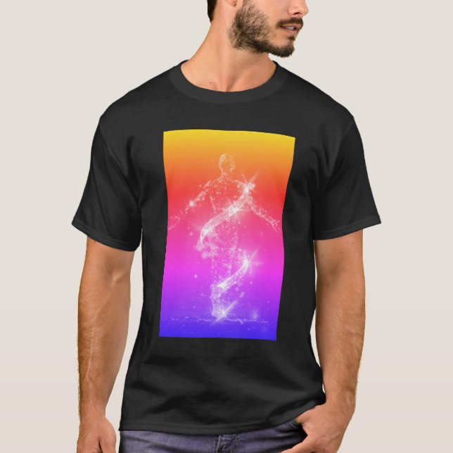Holographic Energy Dancer T-Shirt (Front)
