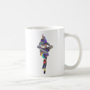 holographic flapper coffee mug